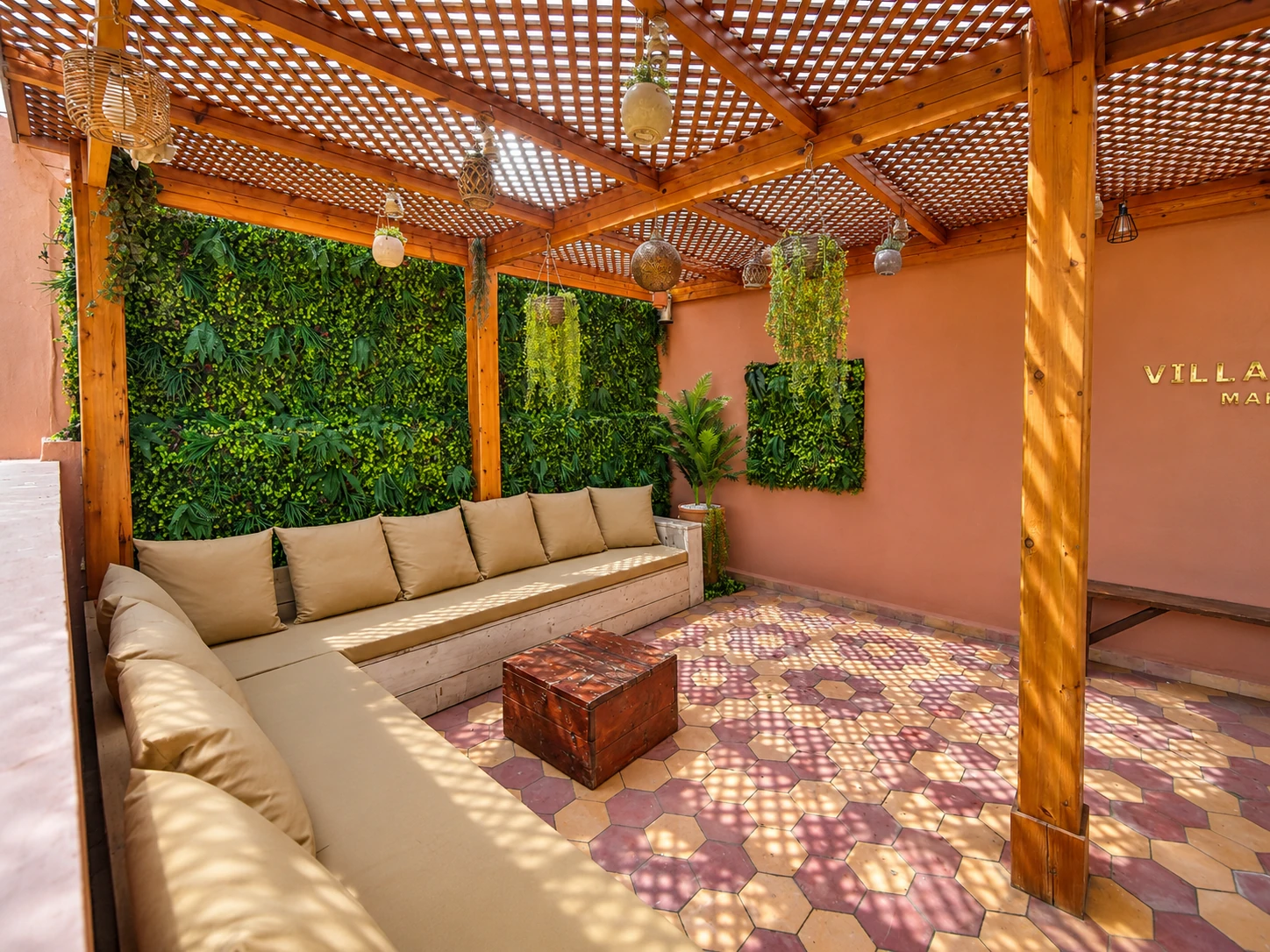 Rooftop lounge – Villa Conforts Marrakech